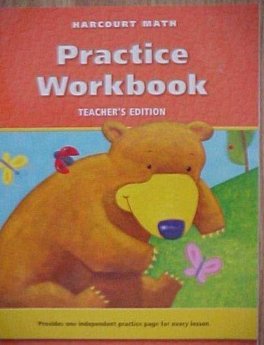 Book Practice Workbook Teacher's Edition Kindergarten Level (Harcourt Math) free