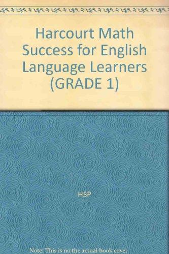 Book Harcourt Math Success for English Language Learners (GRADE 1) free