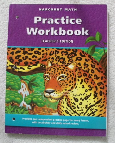 Book Practice Workbook Harcourt Math 6 2002 Teacher's Edition free