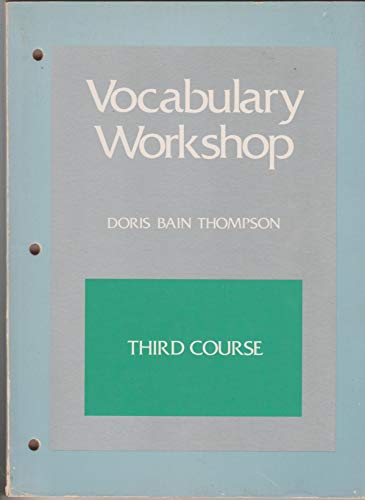 Book VOCABULARY WORKSHOP......3rd Course. free