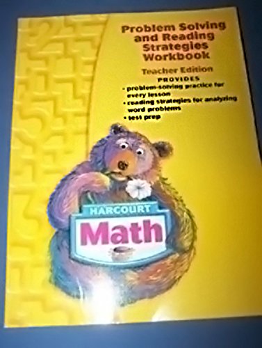 Book Harcourt Math Problem Solving And Reading Strategies Workbook Teacher's Edition free