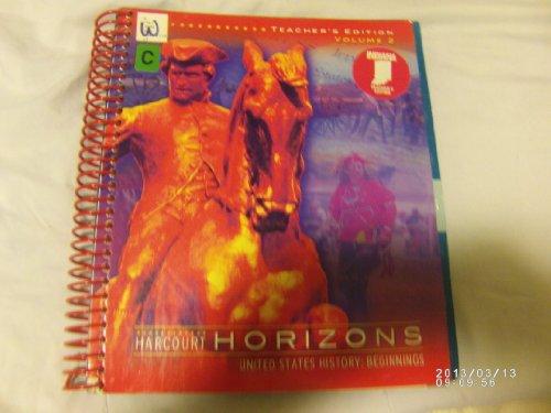 Book Harcourt School Publishers Horizons: Teacher's Edition Us Beginnings/1877 Vol-2 2003 free