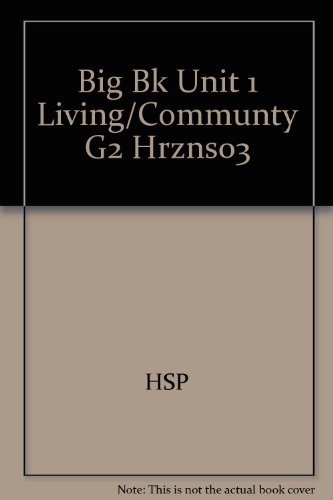 Book Living In A Community Grade 2: Harcourt School Publishers Horizons free