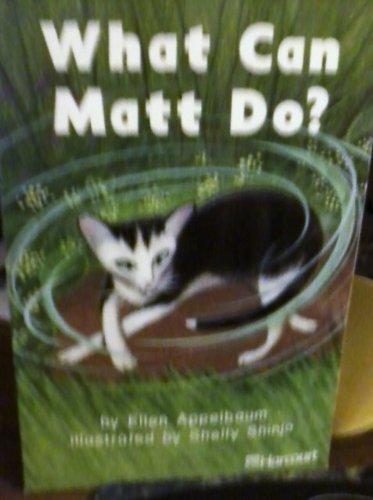 Book Harcourt School Publishers Trophies: Above Level Individual Reader Grade 1 What Can Matt Do? free