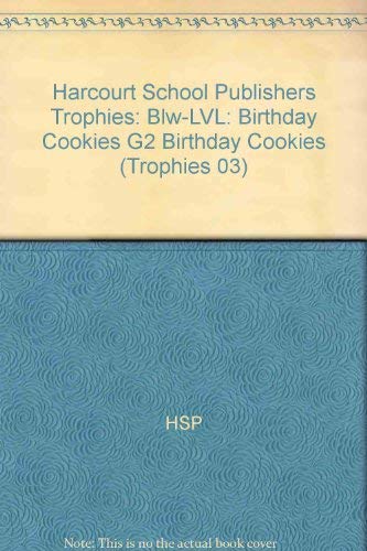 Book Harcourt School Publishers Trophies: Below Level Individual Reader Grade 2 Birthday Cookies free
