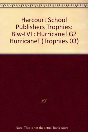 Book Harcourt School Publishers Trophies: Below Level Individual Reader Grade 2 Hurricane! free