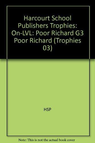 Book Harcourt School Publishers Trophies: On Level Individual Reader Grade 3 Poor Richard free