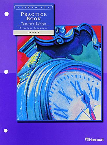 Book Harcourt School Publishers Trophies: Te Practice Bk On-Level G6;Harcourt School Publishers Trophies free