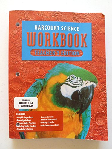 Book Harcourt Science Workbook, Grade 4, Teacher Edition free