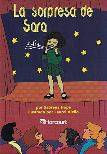 Book Harcourt School Publishers Trofeos: Below Level Individual Reader Grade 3 La Sorprsa/Sara (Spanish Edition) free