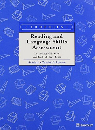 Book Harcourt School Publishers Trophies: Te:Rdng/Lang Skills Asmnt G1 free