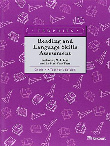 Book Reading and Language Skills Assessment, Grade 4, Teacher's Edition free