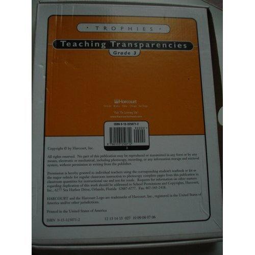 Book Trophies: Transparencies Grade 3 free