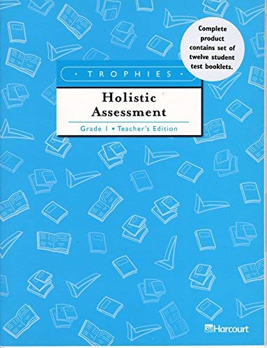 Book Harcourt School Publishers Trophies: Te: Holistic Asmnt Gr1 free