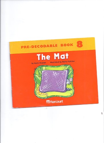 Book Harcourt School Publishers Trophies: Producable Book Grade K the Mat free