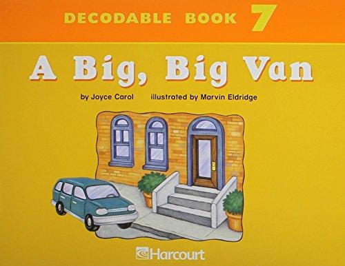 Book Harcourt School Publishers Trophies: Dcdbl Bk:A Big, Big Van Grk free