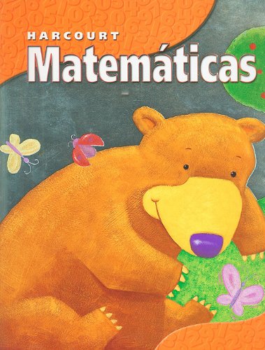 Book Harcourt School Publishers Matematicas: Student Edition  Grade K Nat 2002 free