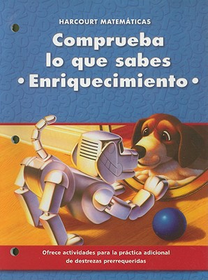 Book Harcourt Matematicas Comprueba Lo Que Sabes Enriquecimiento, Grado 3 (spanish Edition) free Book Harcourt Matematicas Comprueba Lo Que Sabes Enriquecimiento, Grado 3 (spanish Edition) free