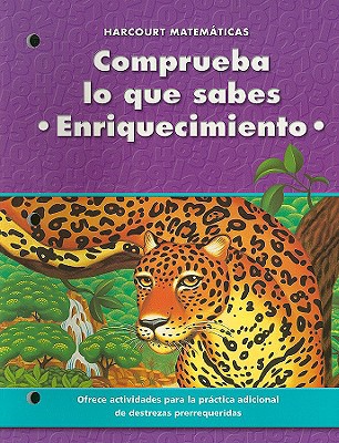 Book Harcourt Matematicas: Comprueba Lo Que Sabes Enriquecimiento, Grado 6 free