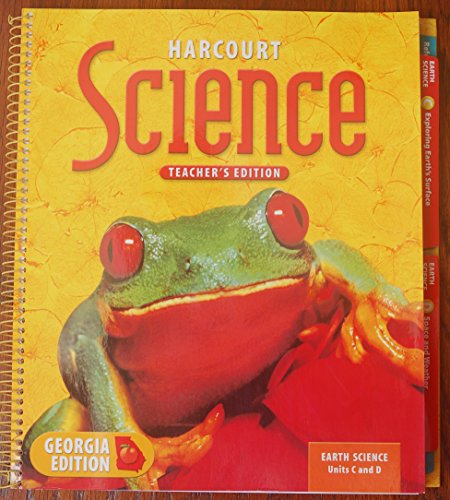 Book Harcourt Science: Earth Science Units C And D Georgia Teachers Edition Grade 2 free