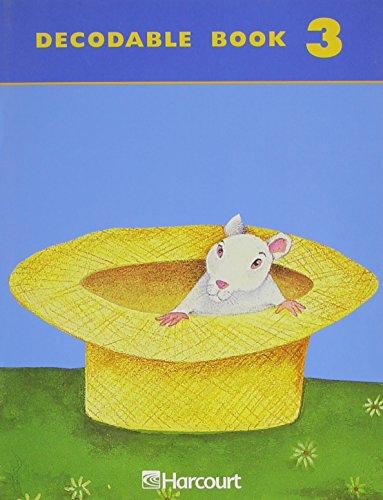 Book Harcourt School Publishers Trophies: Decodable Book Bk3 G1 free