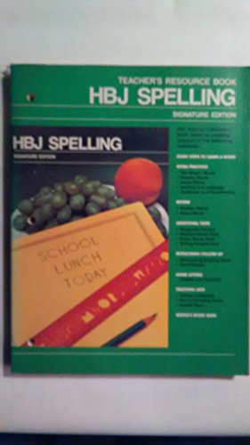 Book Hbj Spelling 3 Teachers Resource Book free