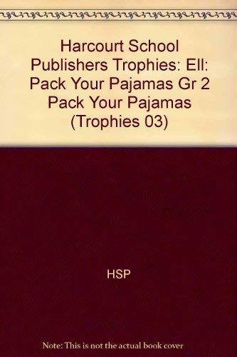 Book Harcourt School Publishers Trophies: ELL Reader Grade 2 Pack Your Pajamas free