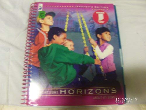 Book Harcourt School Publishers Horizons: Teacher's Edition  Grade 1 Vol 2 2003 free