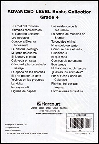 Book Trofeos: Colecciones De Libros Avanzados (30 Titles) Grade 4 (spanish Edition) free