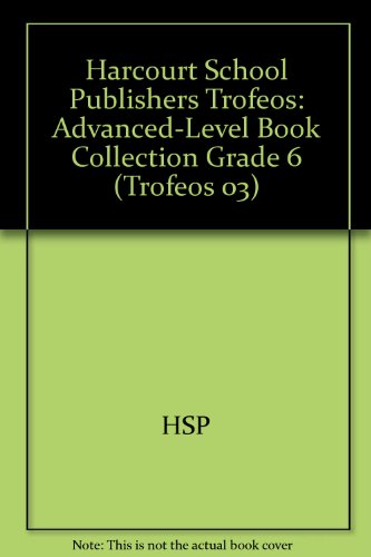 Book Advanced-level Book Collection Grade 6 Trofeos 2003 (spanish Edition) free