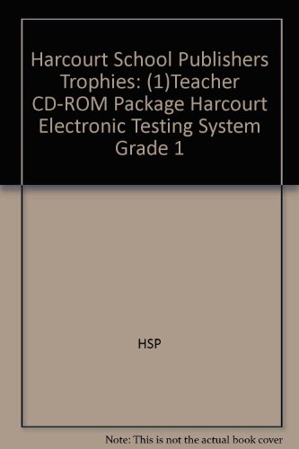 Book Harcourt School Publishers Trophies: (1)teacher Cd-rom Package Harcourt Electronic Testing System Grade 1 free