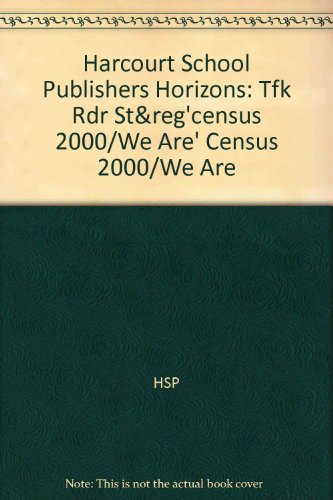 Book Harcourt School Publishers Horizons: Individual Reader Lifein Washington D.C. free