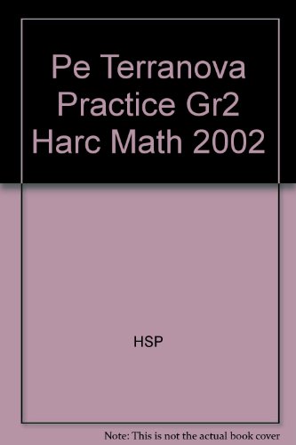 Book Pe Terranova Practice Gr2 Harc Math 2002 free