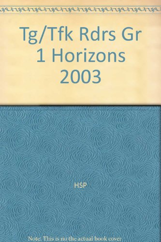 Book Tg/Tfk Rdrs Gr 1 Horizons 2003 free