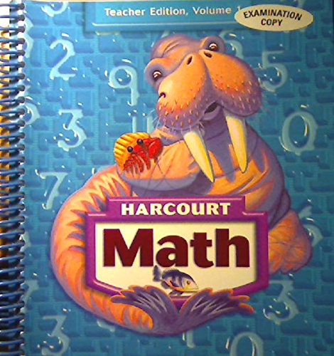 Book Harcourt Math, Vol. 1, Teacher's Edition, Grade 3 free
