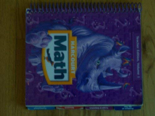 Book Harcourt Math, Volume 1, Grade 4, Teacher's Edition free
