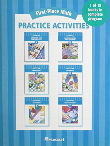 Book Harcourt School Publishers First Place Math: Practice Activity Book Grade 4 free