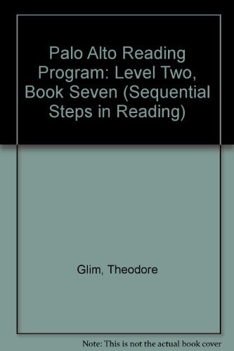 Book Palo Alto Reading Program: Level Two, Book Seven (sequential Steps In Reading) free