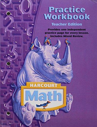 Book Harcourt Math:  Practice Workbook, Grade 4, Teacher's Edition free