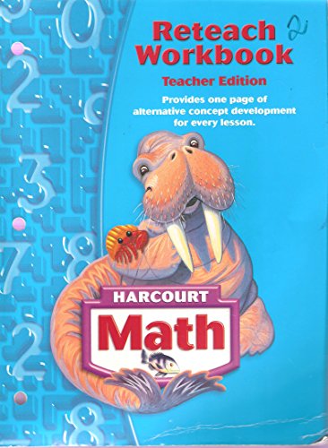 Book Harcourt Math: Reteach Workbook Teacher Edition Grade 6 free