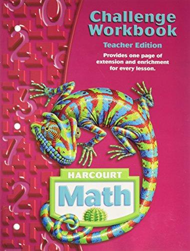 Book Harcourt Math, Grade 6: Challenge Workbook, Teacher Edition free