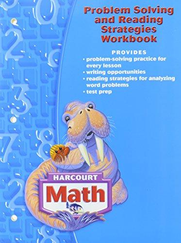Book Problem Solving/Reading Strategies Workbook Grade 3 (Harcourt School Publishers Math) free
