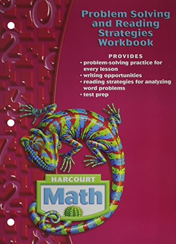 Book Harcourt Math: Problem Solving and Reading Strategies Workbook Grade 6 free