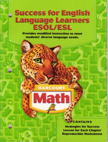 Book Harcourt School Publishers Math: Success For Ell Grade 5Ourt 2004 free