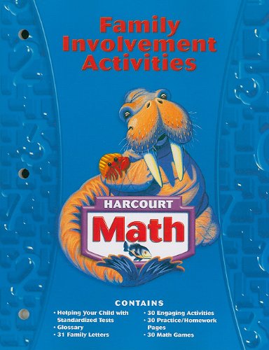 Book Harcourt Math: Family Involvement Activities, Grade 3 (Harcourt School Publishers Math) free