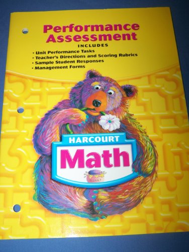 Book Harcourt Math, Grade 1: Performance Assessment, Teacher's Edition free