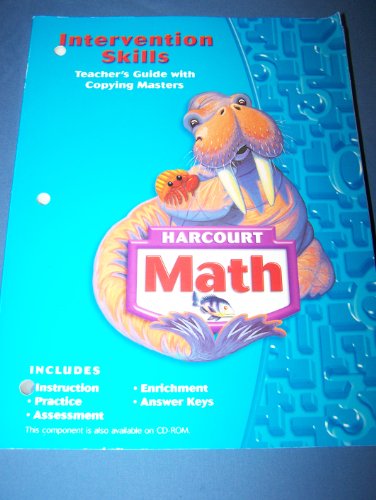 Book Harcourt School Publishers Math: Intrvtn Skl Tchr Gd W/C-Mstrs Grade 3 2004 free