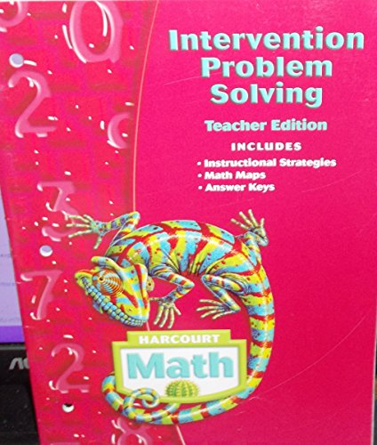 Book Harcourt Math: Intervention Problem Solving Workbook Teacher Edition Grade 6 free