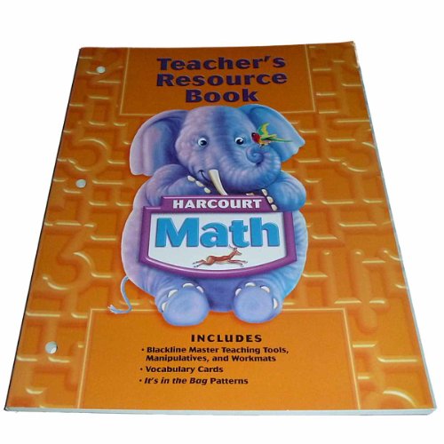 Book Harcourt Math: Teacher’s Resource Book Grade K 2004 free