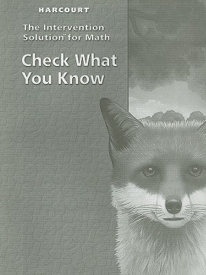 Book Harcourt The Intervention Solution For Math: Check What You Know, Grade 5 free